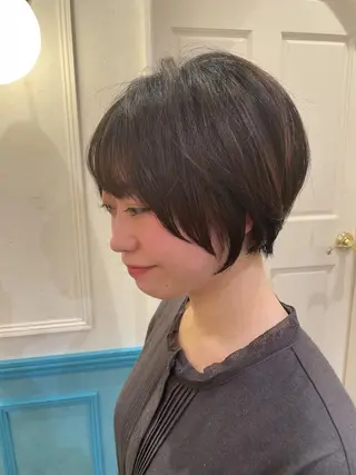 ショート 縮毛/ショート/ ボブ/レイヤー/小原のヘアスタイル