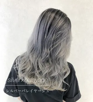 セミロング カラー 代表/七瀬/ギャル/ シールエクステ/渋谷のヘアスタイル