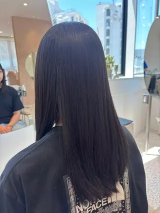 セミロング on HAIR SALON所属・吉井　／髪質改善 on/キャナル博多のヘアスタイル