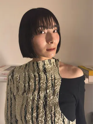 ミディアム 今泉/KAI🦓艶髪 ボブ/ミニボブのヘアスタイル