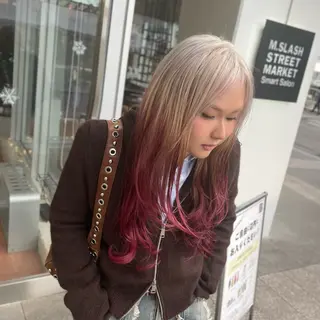 ロング カラー M.SLASH STREET MARKET smart salon所属・⭐️艶髪カラー メンズカット⭐️のヘアスタイル