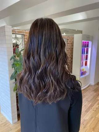 ロング カラー ヘアアレンジ 久米 治仁のヘアスタイル