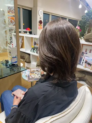 ミディアム I's hair NUBOU所属・小守林 蘭のヘアスタイル