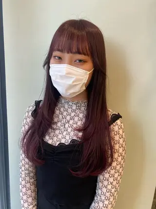 ロング カラー ヘアアレンジ 'AXIS nagoya所属・'AXIS江森 美空のヘアスタイル