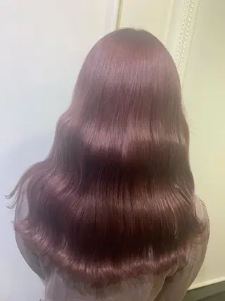 セミロング カラー ハイトーン/レイヤー 💜Akaneのヘアスタイル