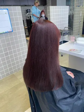 ミディアム カラー ヘアアレンジ キッズ TRUNAIL&EYE所属・TRU Shino🦋のマツエク・マツパデザイン