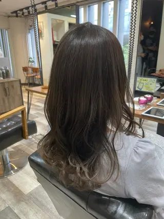 ロング カラー ACROあべの店所属・艶カラー/インナー /グラデ/大西小百合のヘアスタイル