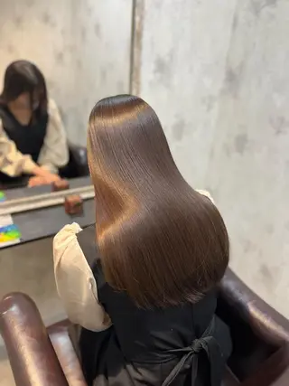 ロング seta新宿所属・髪質改善/縮毛矯正 芹沢のヘアスタイル