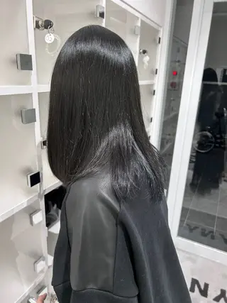 セミロング 越智 彩心のヘアスタイル