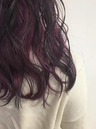 セミロング カラー トップスタイリスト 👑田添幹宜のヘアスタイル