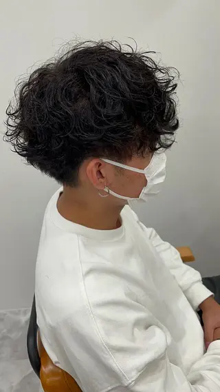 ショート パーマ SHIAN立川　及川 17時〜限定のヘアスタイル