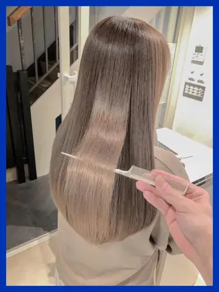 ロング カラー レイヤーカット× 髪質改善たもりのヘアスタイル