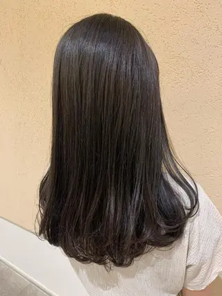 セミロング シャドールーツ美容師 篠原康太のヘアスタイル