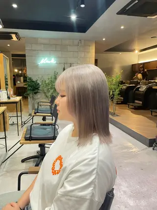 ミディアム カラー 艶髪/透明感カラー/ 韓国/nonokaのヘアスタイル