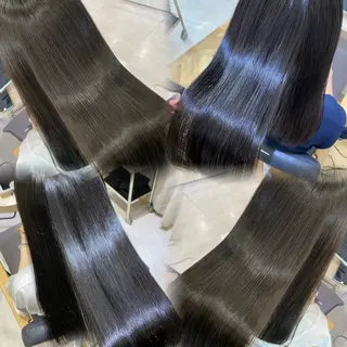 ロング men'ssalon Zina天神所属・✨髪質改善/顔周りカ ット/縮毛矯正✨三隅のヘアスタイル