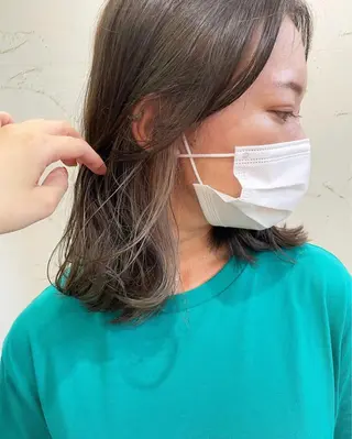 カラー 村尾 麗奈のヘアスタイル