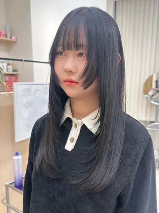 ロング カラー 🪭risa 暖色/レイヤー🪭のヘアスタイル