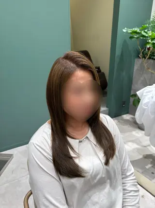 ロング 米田 穂乃花のヘアスタイル