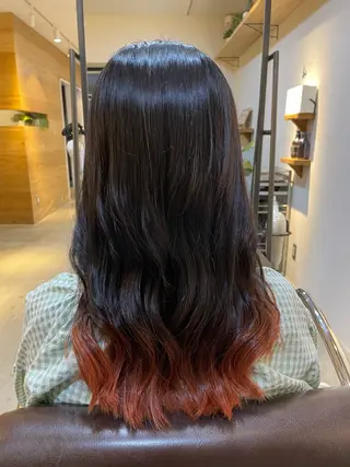 ロング カラー すなが/パーマカット モデル募集中のヘアスタイル