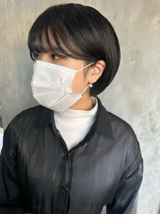 ショート カラー ヘアアレンジ stylist/蛯谷 珠里のヘアスタイル