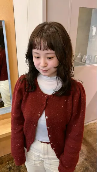 ミディアム 西山 紗耶香🪽 透明感カラー/ボブのヘアスタイル