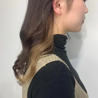 セミロング カラー HARUKA韓国ヘア /Luana梅田のヘアスタイル