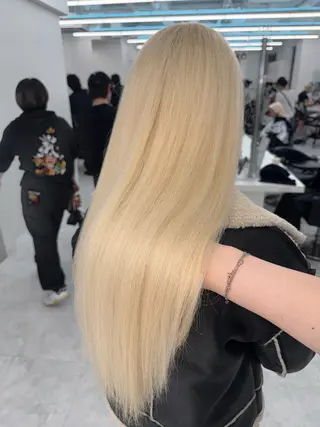 ロング カラー 海外girl/ハイト ーン/riko🫧のヘアスタイル