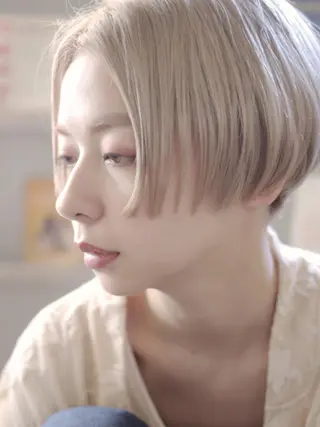 ショート カラー Siesta所属・📣髪質改善縮毛矯正 特化美容師｜庭田📣のヘアスタイル