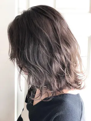 ミディアム カラー LA KING GINZA TOKYO所属・🧡ショートの達人 🧡SHOのヘアスタイル