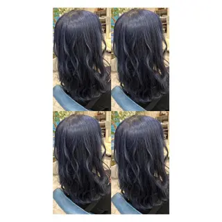 セミロング カラー 店長✨レイヤー✖️ 髪質改善✖️韓国ヘアのヘアスタイル