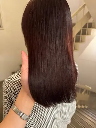 セミロング カラー GO TO DAY SHAIRE SALON SHIBUYA SOL所属・半個室サロン 早坂僚太のヘアスタイル