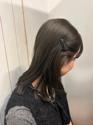 ミディアム カラー じゅわっと暖色カラー 🍊Moemiのヘアスタイル