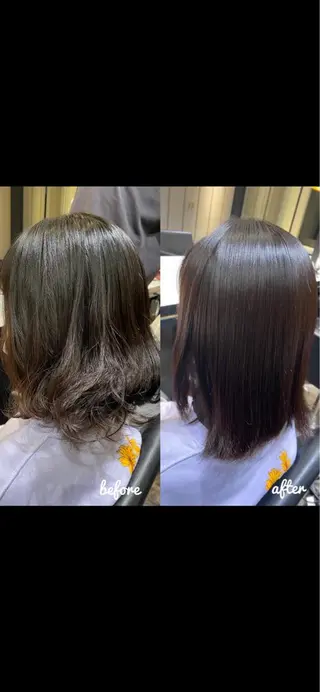 ミディアム パーマ 美髪×髪質改善 🖤Yukineのヘアスタイル