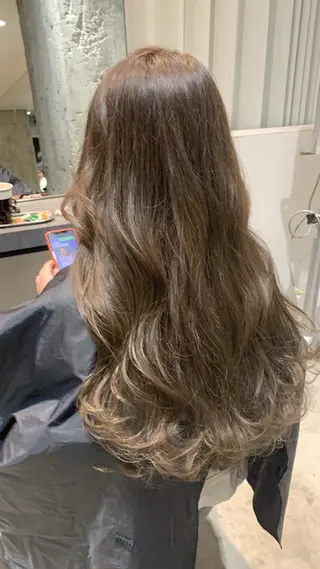 ロング カラー パーマ 🌈艶髪/髪質改善 新宿itouのヘアスタイル