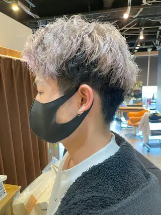 ショート カラー 髪質改善/ブリーチ 田代 龍我のヘアスタイル