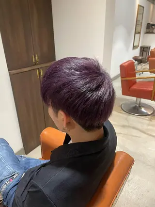 メンズ ブリーチ🌟リタッチ 🎠KANON🎡のヘアスタイル