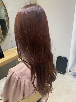 ロング カラー fumi🪞血色感 アップ艶カラーのヘアスタイル