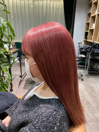 ロング 大久保 優香のヘアスタイル