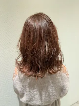 ミディアム カラー Silk-lei【銀座店】所属・銀座/美髪縮毛矯正 /髪質改善/山本翔華のヘアスタイル