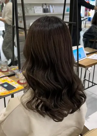 ロング カラー 髪質改善AUSTIN登戸所属・ICHIKA/暖色 カラー / Wカラーのヘアスタイル