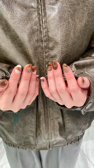 ネイル 【淡色color/ nail】maikoのネイルデザイン