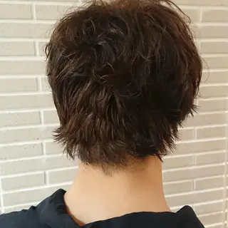 メンズ カラー パーマ ヘアアレンジ ブリーチ/ヘアケア/ 艶髪/イギチハルのヘアスタイル