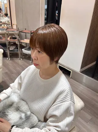 ショート ヘアーメイクWiLL梅田店所属・3月オーディション 目前/荒堀 結香のヘアスタイル