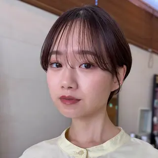 ショート カラー 顔まわり/レイヤー/ 透明感/まいな🥨のヘアスタイル