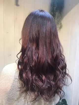 ロング 静岡/草薙パーマ メンズバレイヤージュのヘアスタイル