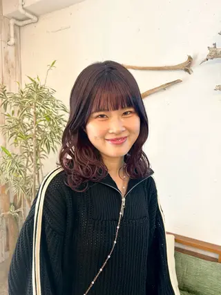 ミディアム Seaby / 木上 綾菜のヘアスタイル