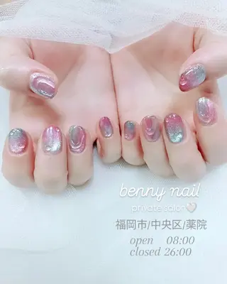 ネイル 最終受付23時半 benny nailのネイルデザイン