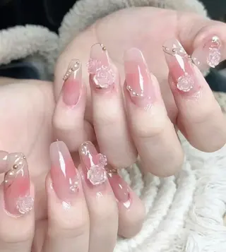 ネイル By moonネイル 🌷ワンホン/韓国風のネイルデザイン