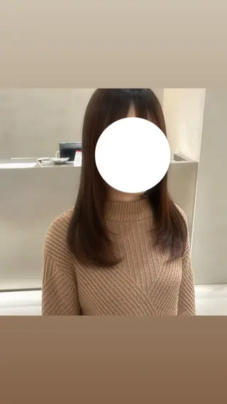 セミロング こばやし にな 🦖⋆͛のヘアスタイル