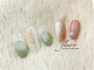 ネイル フルリール 【プライベートサロンのネイルデザイン